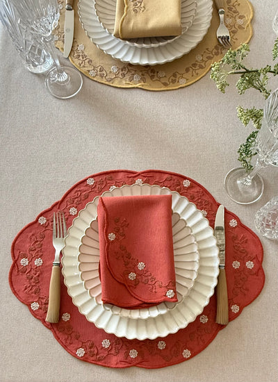 Hera Pastel Tonu Amerikan Servis 4'lü Set - görsel 6 - Mayıs Home