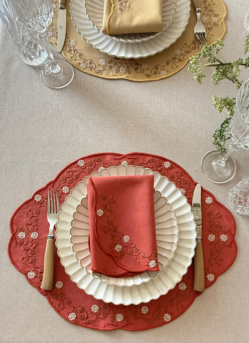 Hera Pastel Tonu Amerikan Servis 4'lü Set - görsel 6 - Mayıs Home