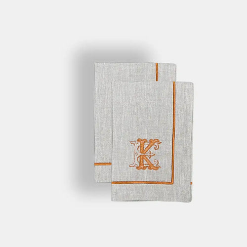 Kişiye Özel Peçete Monogram Tasarımı takımı