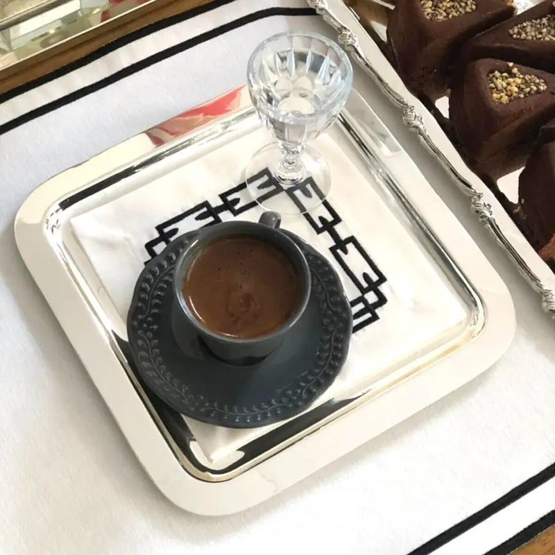 Zincir Kokteyl Peçetesi 2'li Set