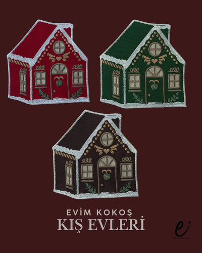 Kış Evleri Kokteyl Peçetesi 2 li