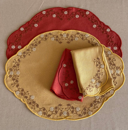 Hera Pastel Tonu Amerikan Servis 4'lü Set - görsel 5 - Mayıs Home