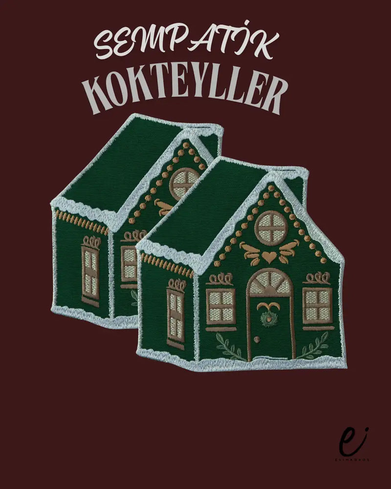 Kış Evleri Kokteyl Peçetesi 2 li