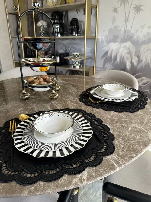 Deri Amerikan Servisi 2'li Elegant Model - görsel 5 - Mayıs Home