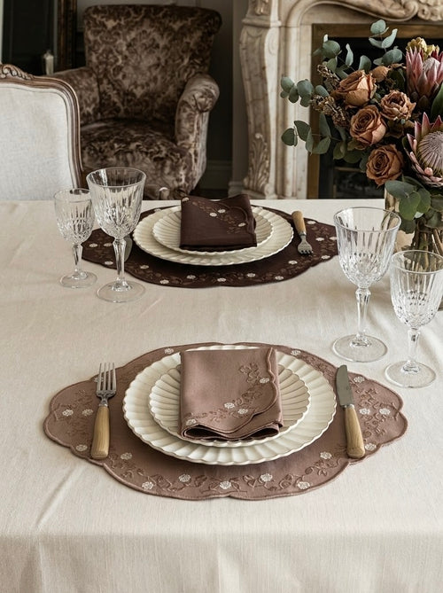 Hera Pastel Tonu Amerikan Servis 4'lü Set - görsel 2 - Mayıs Home