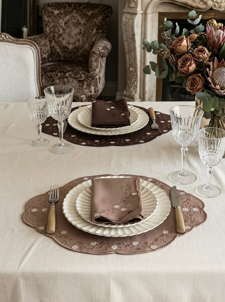 Hera Pastel Tonu Amerikan Servis 4'lü Set - görsel 2 - Mayıs Home