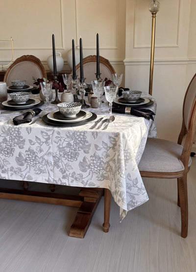 Üzüm Bahçesi Desenli Masa Örtüsü - görsel 2 - Mayıs Home