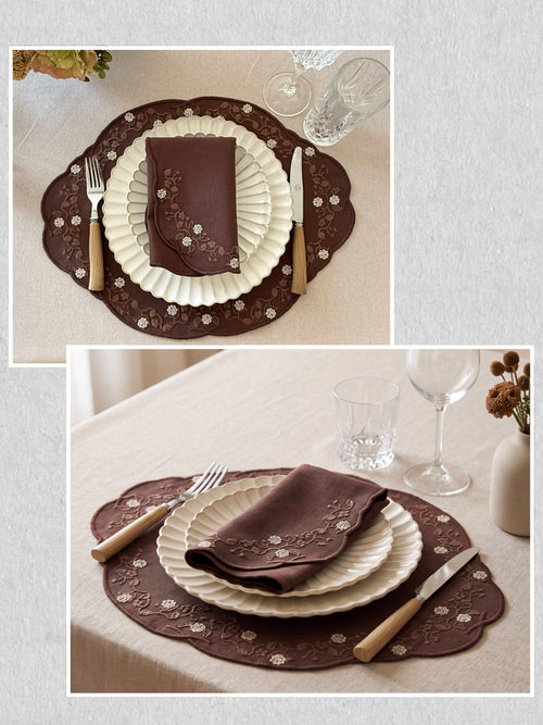 Hera Pastel Tonu Amerikan Servis 4'lü Set - Mayıs Home