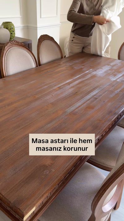 Müflon (Milton) Masa Astarı - Su Geçirmez, Lastikli Masa Altlığı