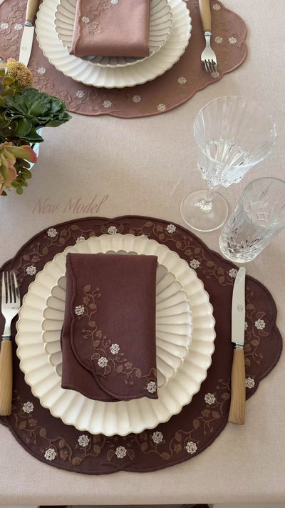 Hera Pastel Tonu Amerikan Servis 4'lü Set